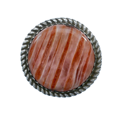 Oyster Shell Navajo Sterling Silver Ring Size 6-3/4 X10450